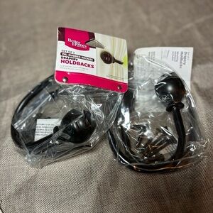 Bundle (2) Better Homes and Gardens 2 Packs (4) Drapery Holdbacks